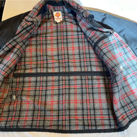 Vintage Columbia Sportswear Parka Plaid Wool Lined Jacket Size Large - Picture 7 of 12